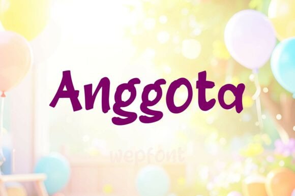 Anggota: A Playful, Polished Typeface for Small Business Brands