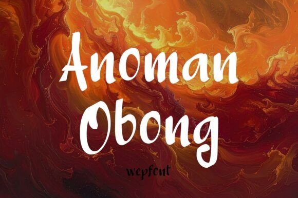 Anoman Obong: A High-Impact Script Font for Bold Digital Campaigns