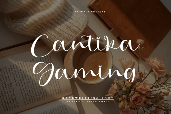 Cantika Gaming: A Handwritten Font for Digital Designers