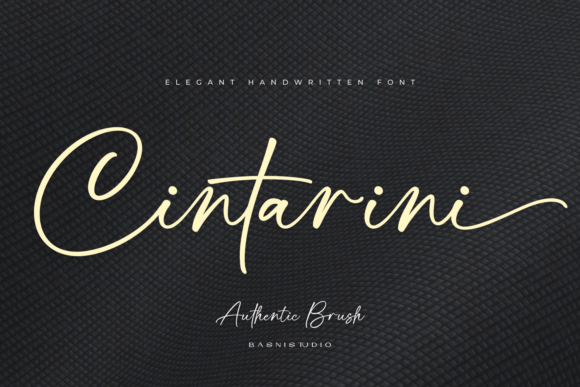 Cintarini: A Handwritten Font That Feels Like Your Own Hand