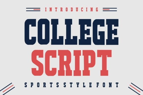 College Script: A Bold Slab Serif for Confident Digital Brands