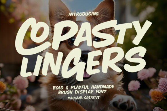Copasty Lingers: A Bold Script Font for Editorial Impact