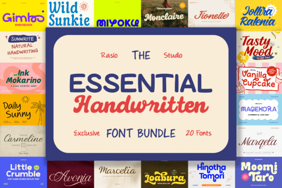 Essential Handwritten Bundle: Your Go-To Display Font for Campaign Clarity
