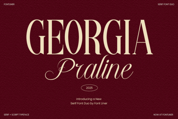 Georgia Praline: A Serif Font That Makes Your Brand Feel Thoughtful