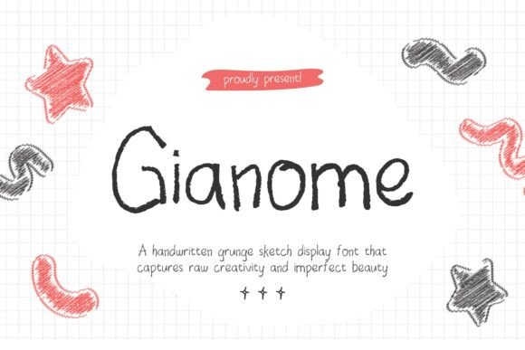 Gianome: A Playful Handwritten Font for Consistent Branding