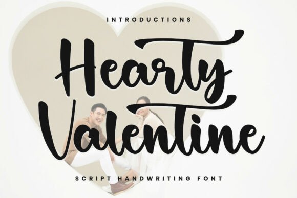 Hearty Valentine: A Romantic Handwritten Font for Digital Creators