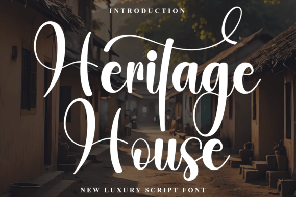 Heritage House: Festive Typeface for Business