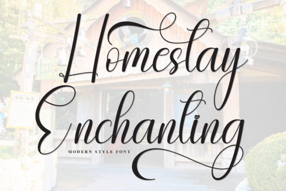 Homestay Enchanting: A Handwritten Font with Charm