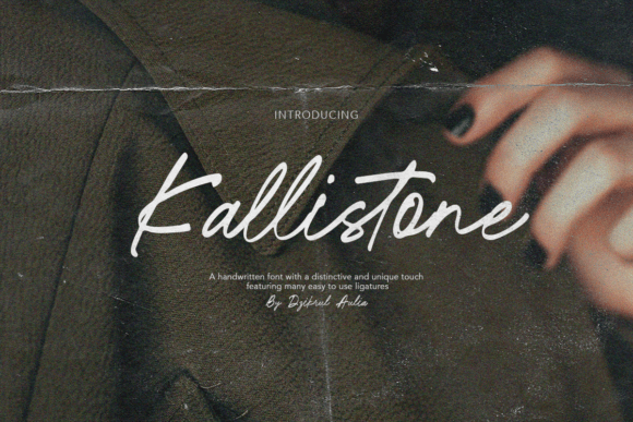 Kallistone: A Handwritten Script Font That Feels Human