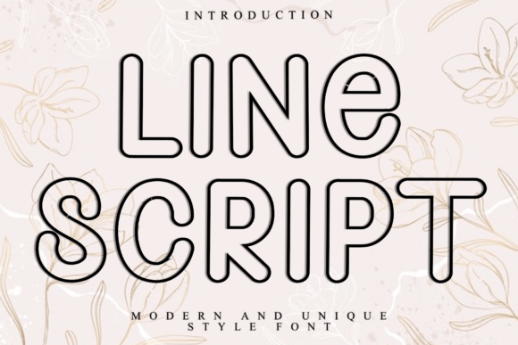 Line Script: A Display Font That Makes Your Headlines Instantly Clear