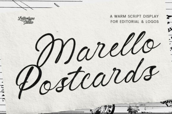 Marello Postcards: A Handwritten Font That Feels Like Home