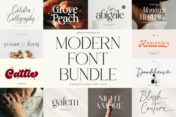 Modern Bundle: A Serif Font Collection for Real Branding Work