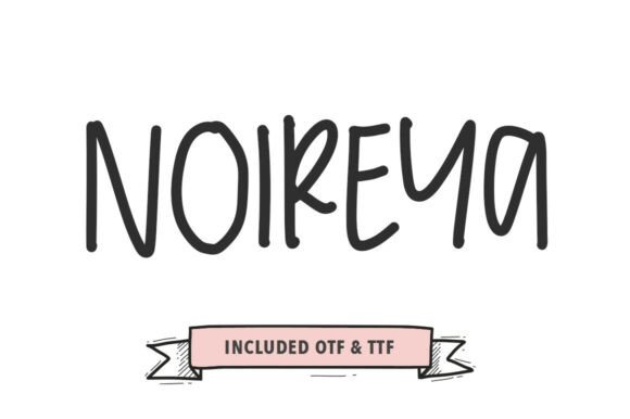 Noireya Font: Expressive Brush Typeface for Web Designers