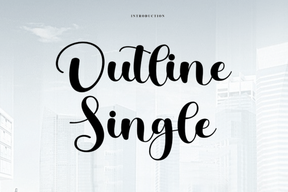 Outline Single: A Handwritten Font That Converts