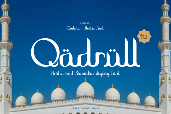 Qadrull: The Oriental Script Font for Handmade Product Design