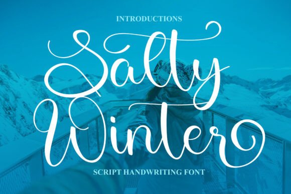 Salty Winter: A Script Font That Elevates Brand Style