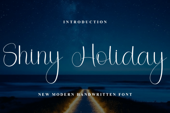 Shiny Holiday: The Modern Script Font for Festive Campaigns