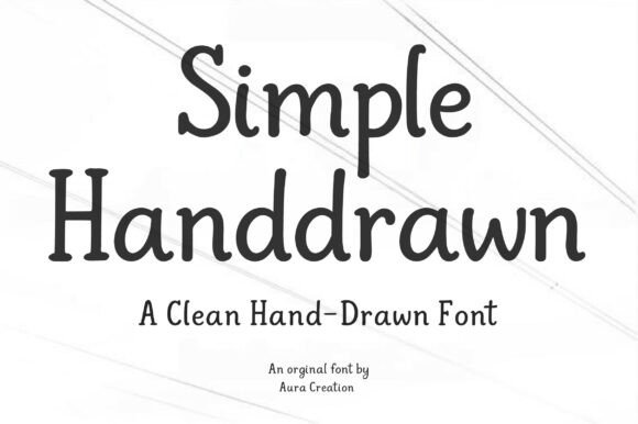 Simple Handdrawn: The Clean Handwritten Font for Digital Campaigns