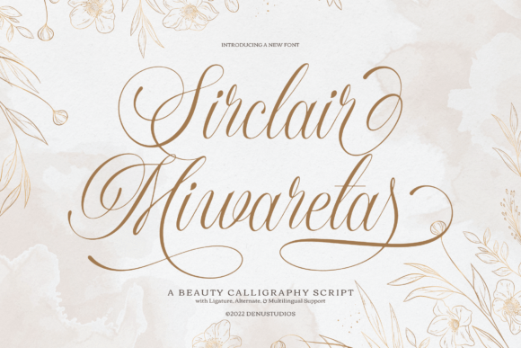 Sirclair Miwareta: A Modern Luxury Script Font for Digital Design