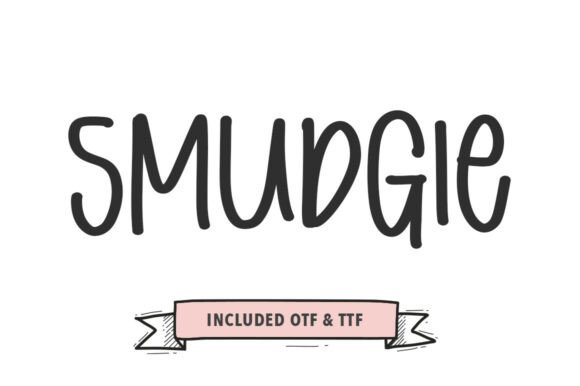 Smudgie: A Handwritten Font That Feels Like a Real Voice