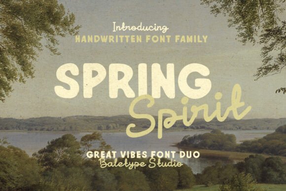 Spring Spirit: A Handwritten Font Duo That Cuts Through the Feed