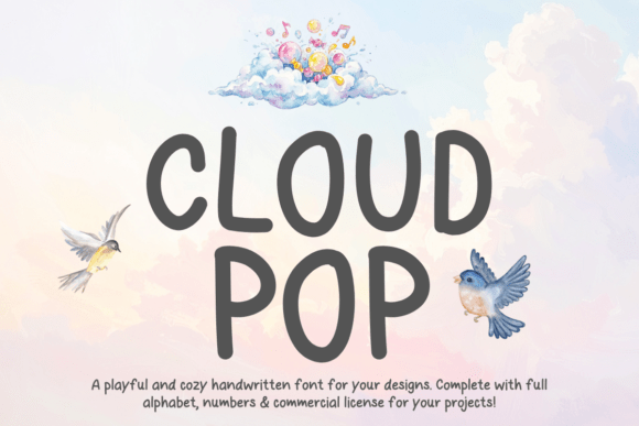 The Cloud Pop Font: A Friendly Typeface for Small Business Branding