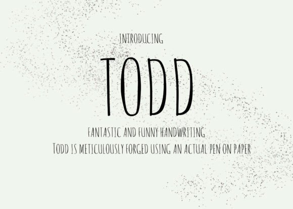 Todd: A Hand-Drawn All-Caps Font for Digital Branding