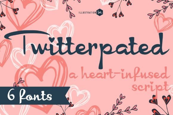 Twitterpated: A Whimsical Script Font for Makers & Designers