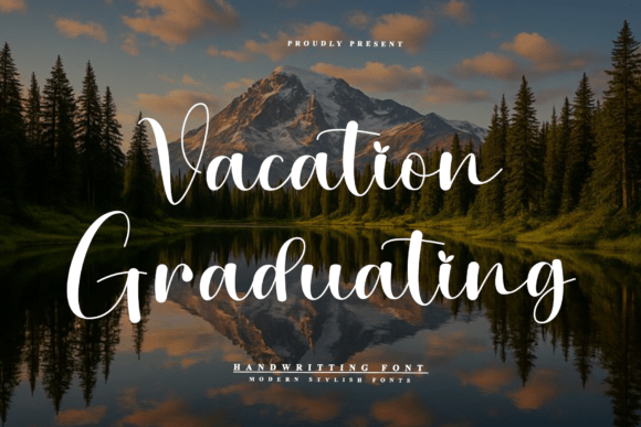 Vacation Graduating: A Graceful Script Font for Branding