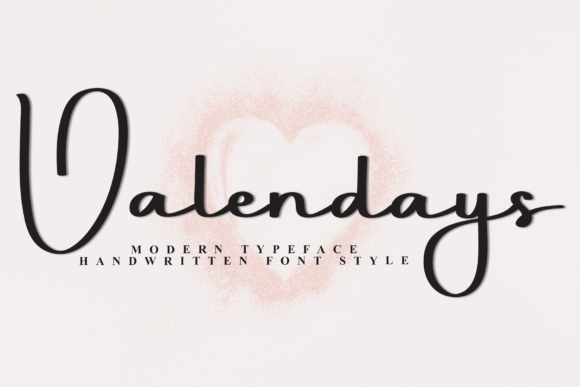 Valendays: A Festive Font for Holiday Branding Projects
