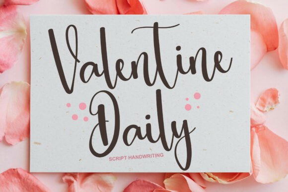 Valentine Daily Script Font: Sweet Elegance for Web Design