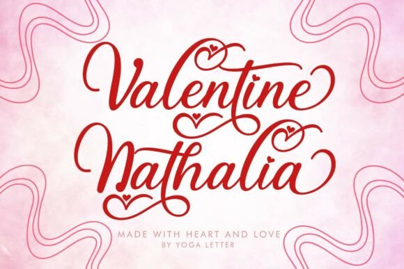 Valentine Nathalia: The Handwritten Font for Brand Content