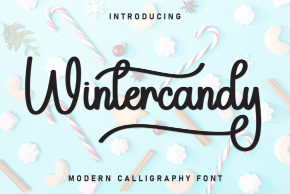 Wintercandy: A Whimsical Handwritten Display Font for Digital Brands